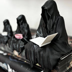 ACOTAR Suriel Holding Book or Teacup / Bookshelf Grim Reaper / Ghost / Death Figurine