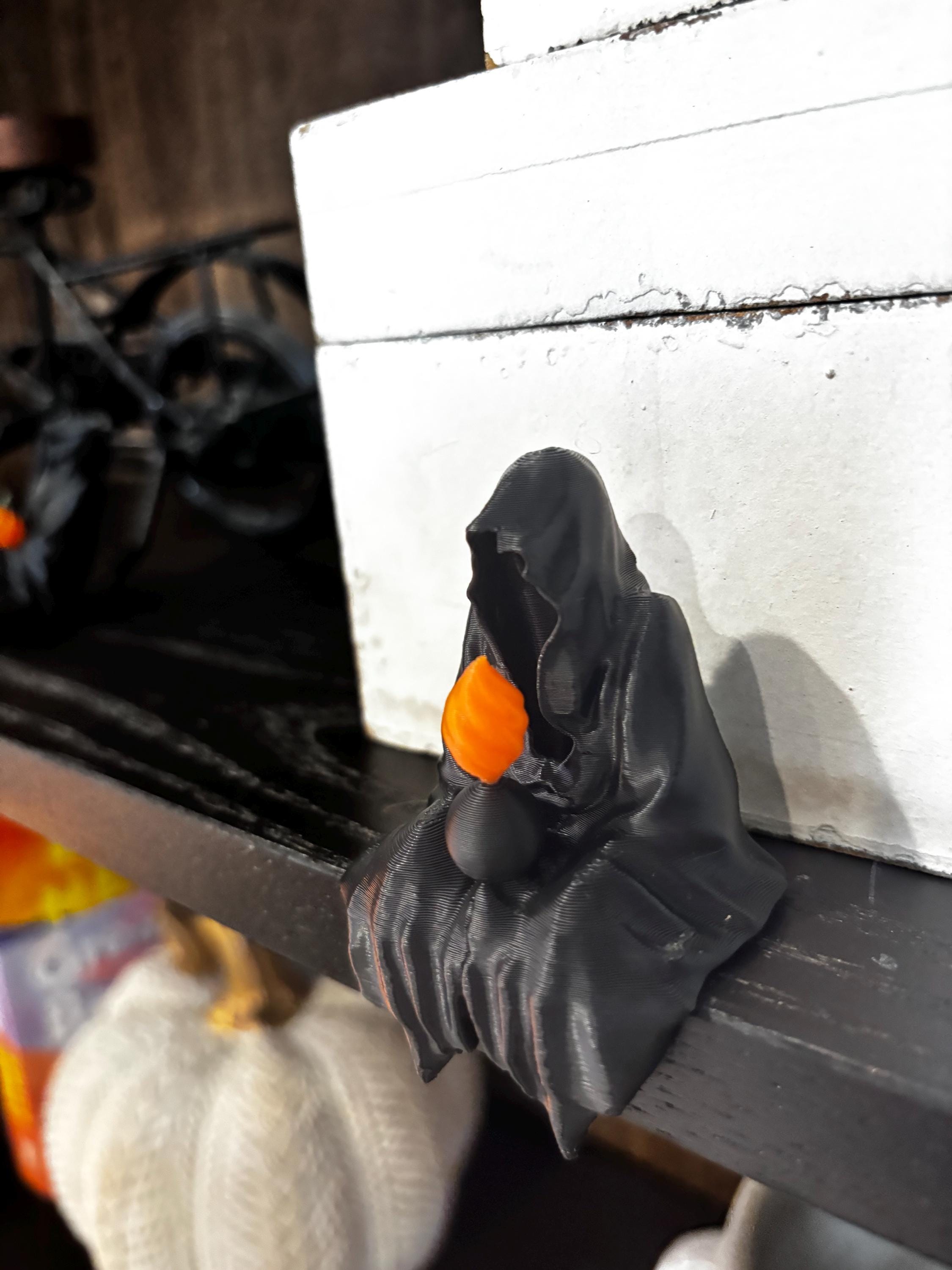 AMMO Pisspot Grim Reaper Figurine / Ghost / Death / Suriel: 3D Printed Bookshelf Decor, Bookish Gift