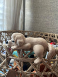 Custom Flexi Labrador or Golden Retriever Dog Figurine: Personalized Color Combinations Available