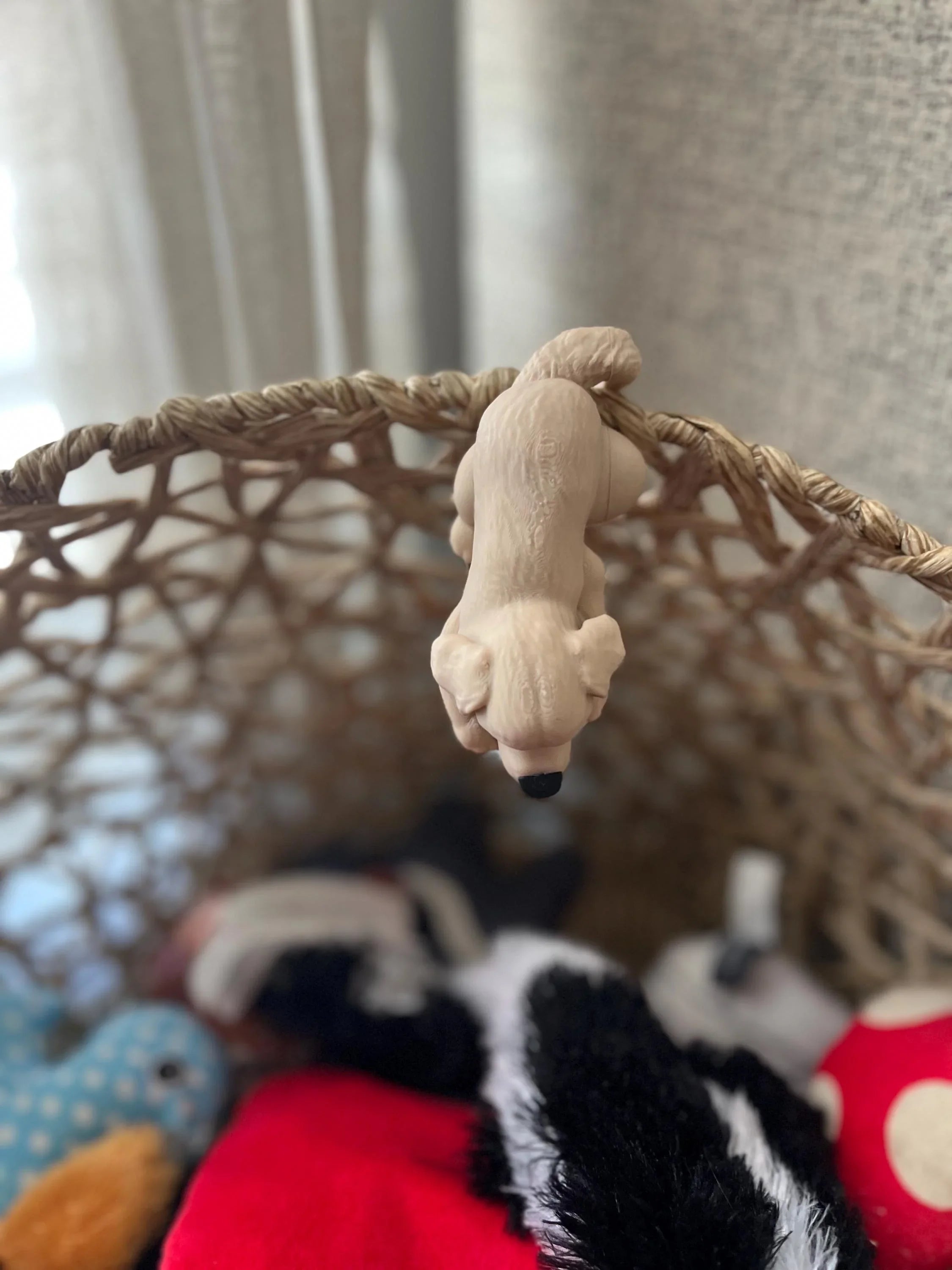 Custom Flexi Labrador or Golden Retriever Dog Figurine: Personalized Color Combinations Available
