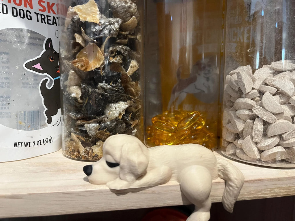 Custom Flexi Labrador or Golden Retriever Dog Figurine: Personalized Color Combinations Available