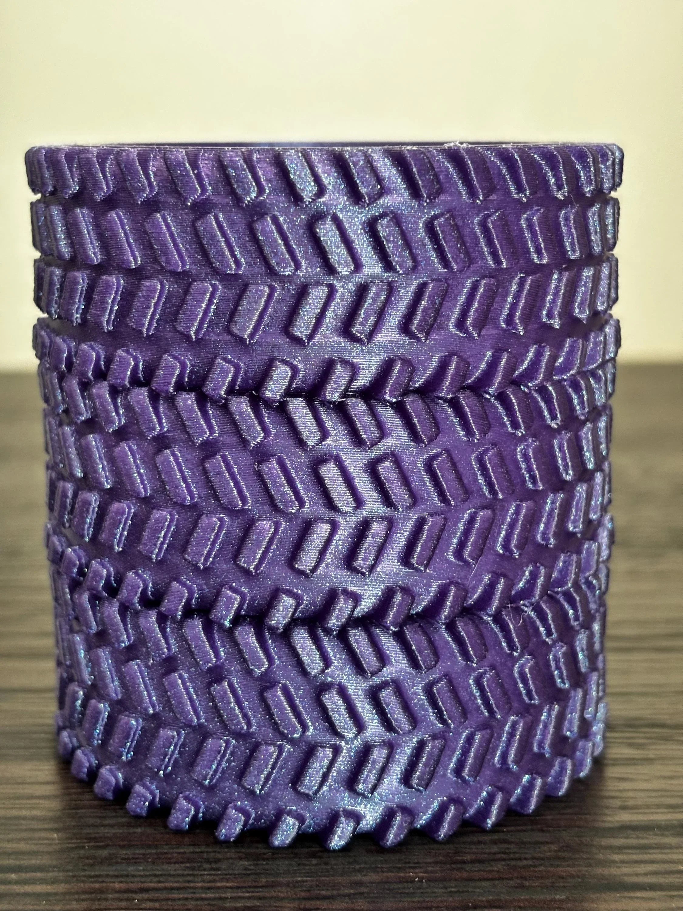 3D Printed Tire Stack Pen Holder: Car Guy Desk Organizer