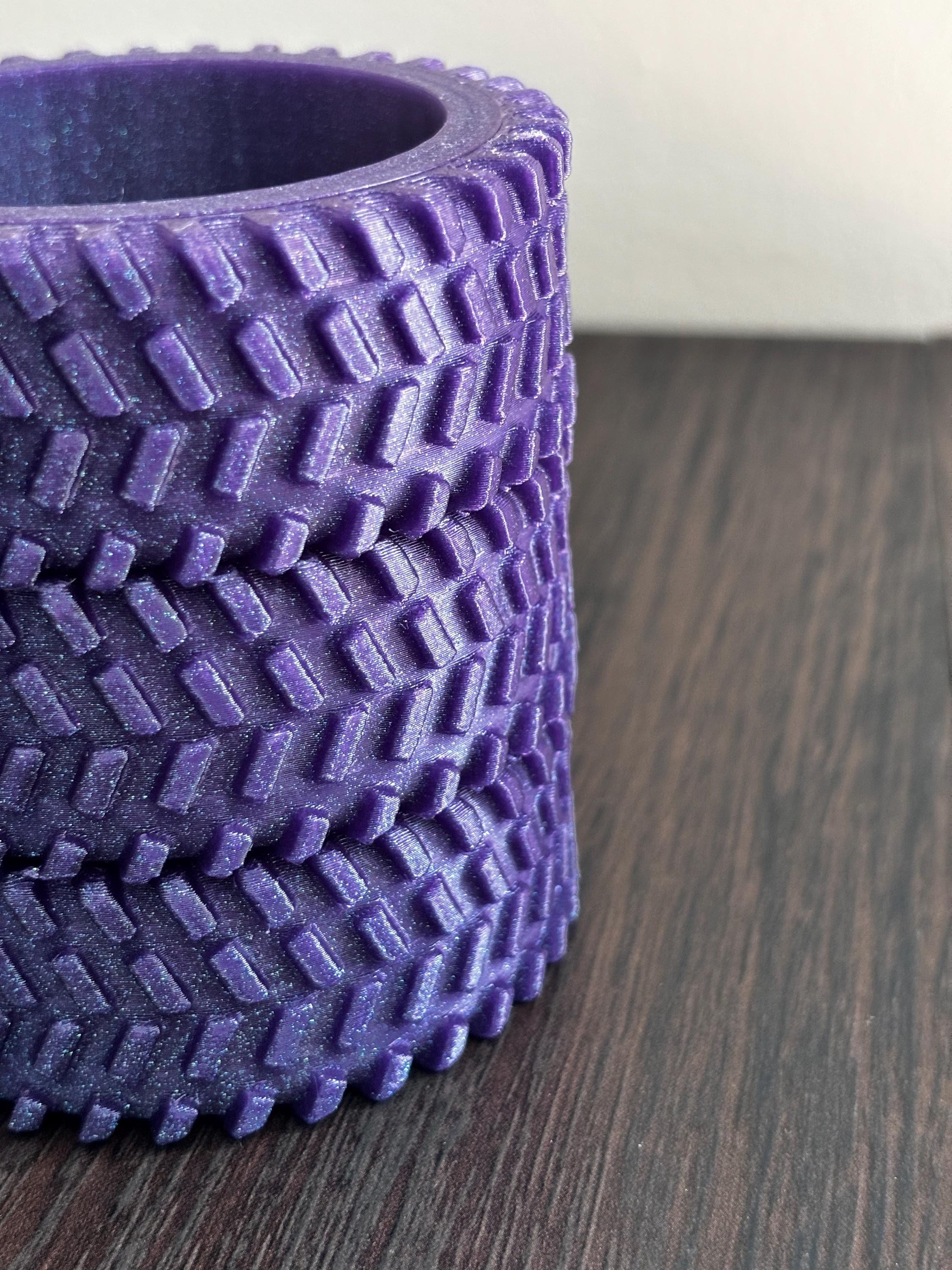 3D Printed Tire Stack Pen Holder: Car Guy Desk Organizer