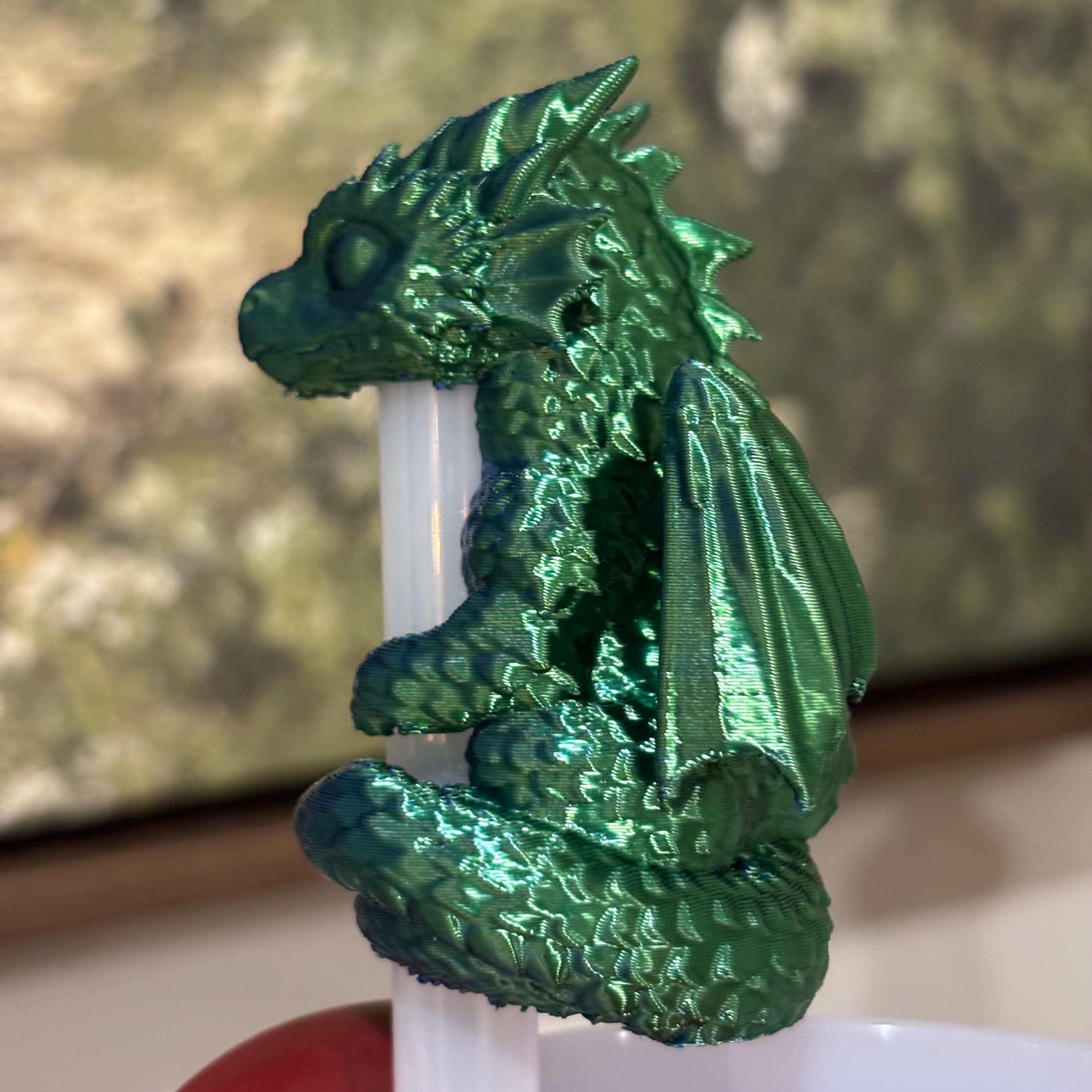 Dragon Stanley Straw Topper, 40oz Stanley Cup Accessory, Cute Dragon Straw Cover, Fantasy Tumbler Decoration, Gift for Dragon Lover