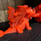 Fire Dragon Bookend: 3D Printed Fantasy Fourth Wing Empyrean Series Bookish Decor