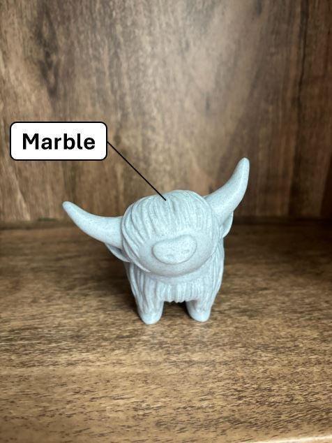 Highland Cow Ring Holder: Custom 3D Printed Farmhouse Jewelry Organizer