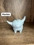 Highland Cow Ring Holder: Custom 3D Printed Farmhouse Jewelry Organizer