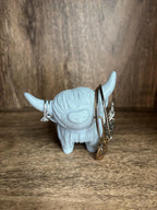 Highland Cow Ring Holder: Custom 3D Printed Farmhouse Jewelry Organizer