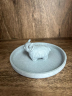 Highland Cow Ring Holder: Custom 3D Printed Jewelry Organizer