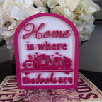 Home is where the books are -  Book Decor Sign, Bookshelf Sign for Book Nook, Bookish Decor, Book Lover Gift, Readers Gift __etsy:7928670389