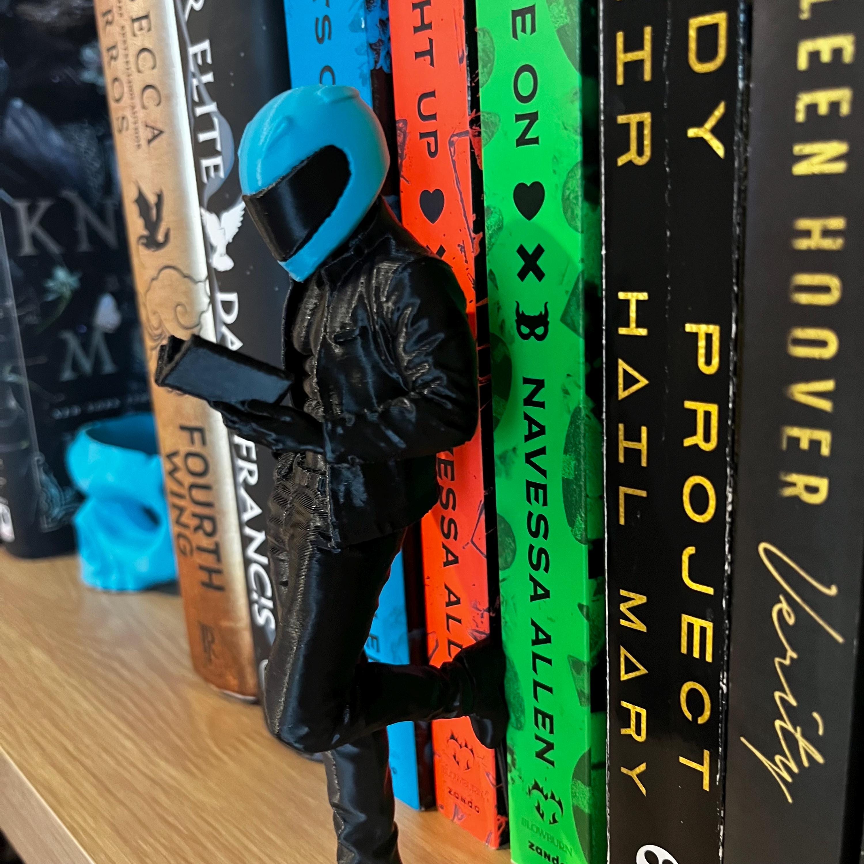 Reading Biker Hottie, Lights Out Bookshelf Decor, Into the Darkness Lover Gift, Game On Dark Romance Decoration, Smut Gifts, Caught Up __etsy:8128110315