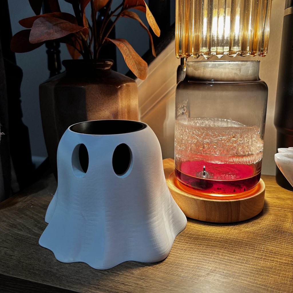 Spooky Cute Planter, Book Lover Gift, Unique Plant Pot Reading, Indoor Planter Pots, Halloween Gift for Her, Flower Vase, Housewarming __etsy:7296205983
