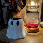 Spooky Cute Planter, Book Lover Gift, Unique Plant Pot Reading, Indoor Planter Pots, Halloween Gift for Her, Flower Vase, Housewarming __etsy:7296205983