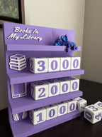 The Ultimate Library Tracker: Count Physical, E-reads, and Audiobooks - Bookworm Decor with Dice - Track your Progress, for Book Lovers