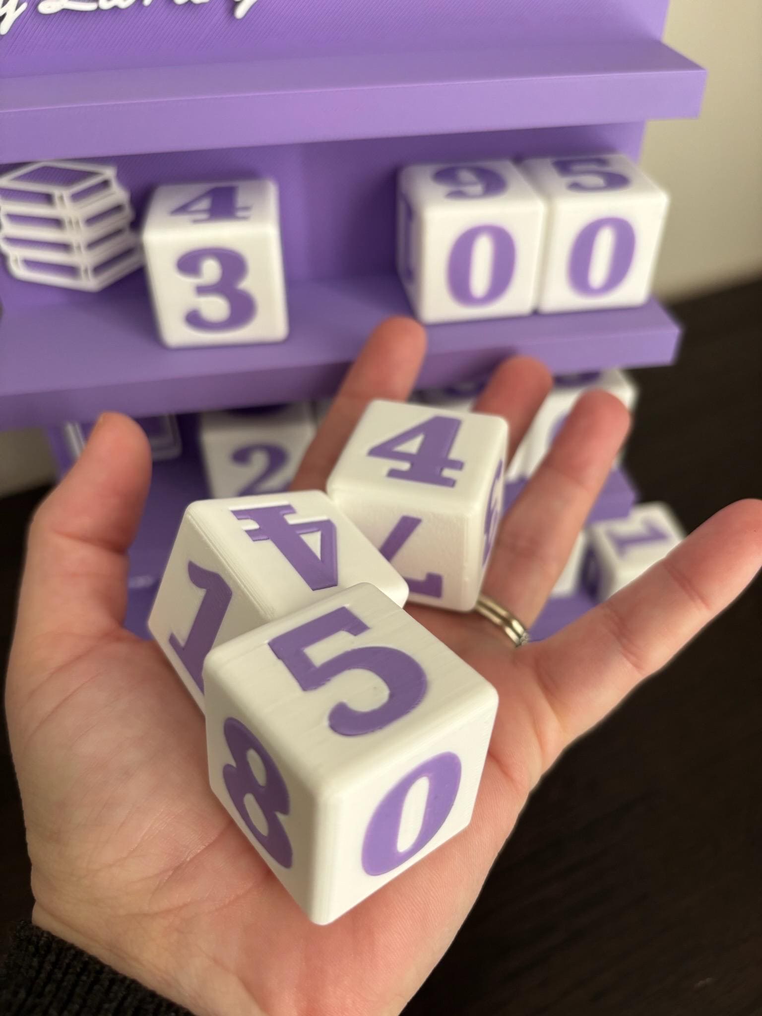 The Ultimate Library Tracker: Count Physical, E-reads, and Audiobooks - Bookworm Decor with Dice - Track your Progress, for Book Lovers