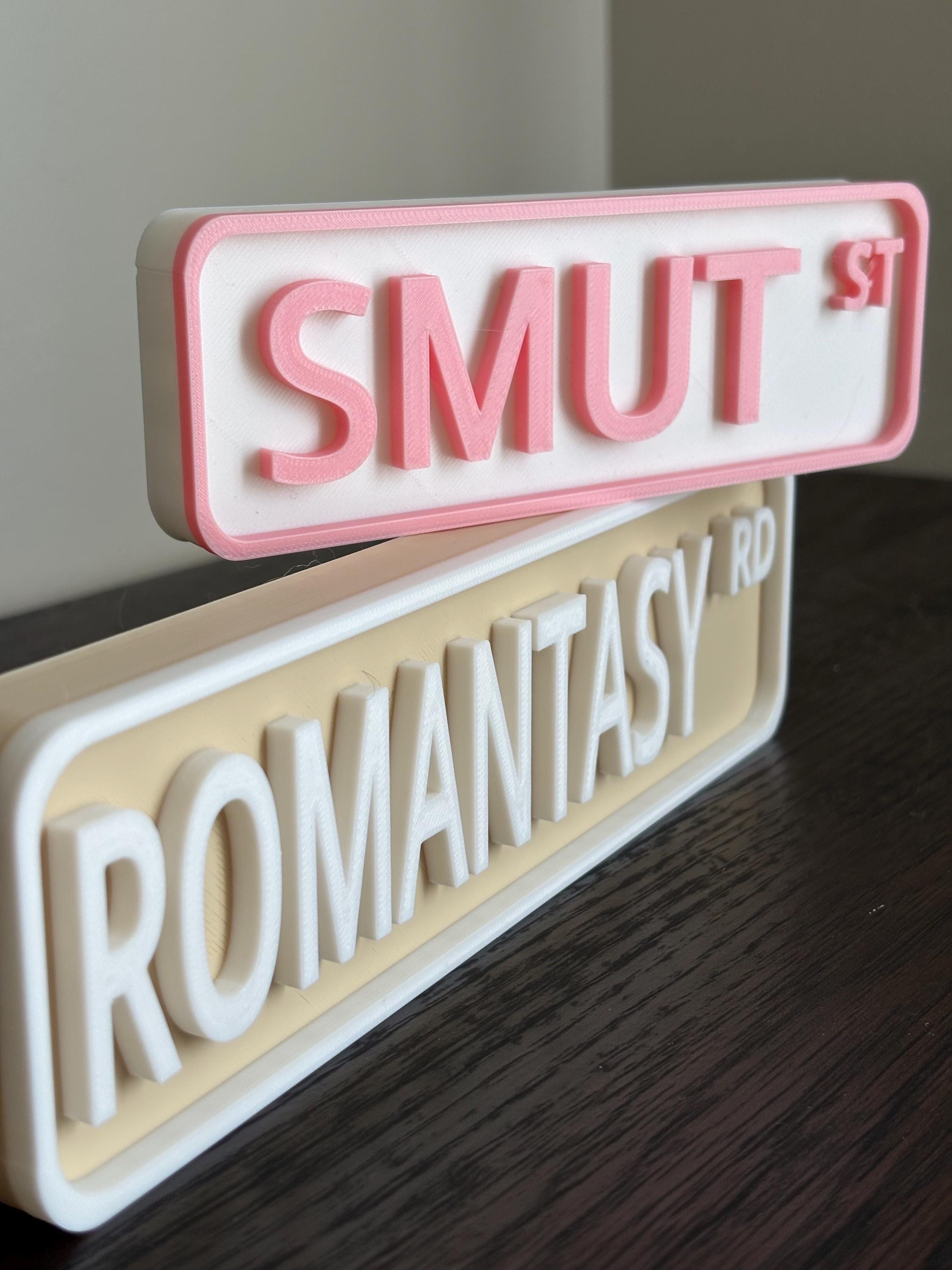 To Be Read Rd TBR Street Sign: You Choose Colors & Sizes | 3D Printed Library Decor __etsy:7736929181