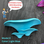 Whimsical Mushroom Floating Shelf | Shelves for Fantasy Room Wall Decor and Storage / Organization