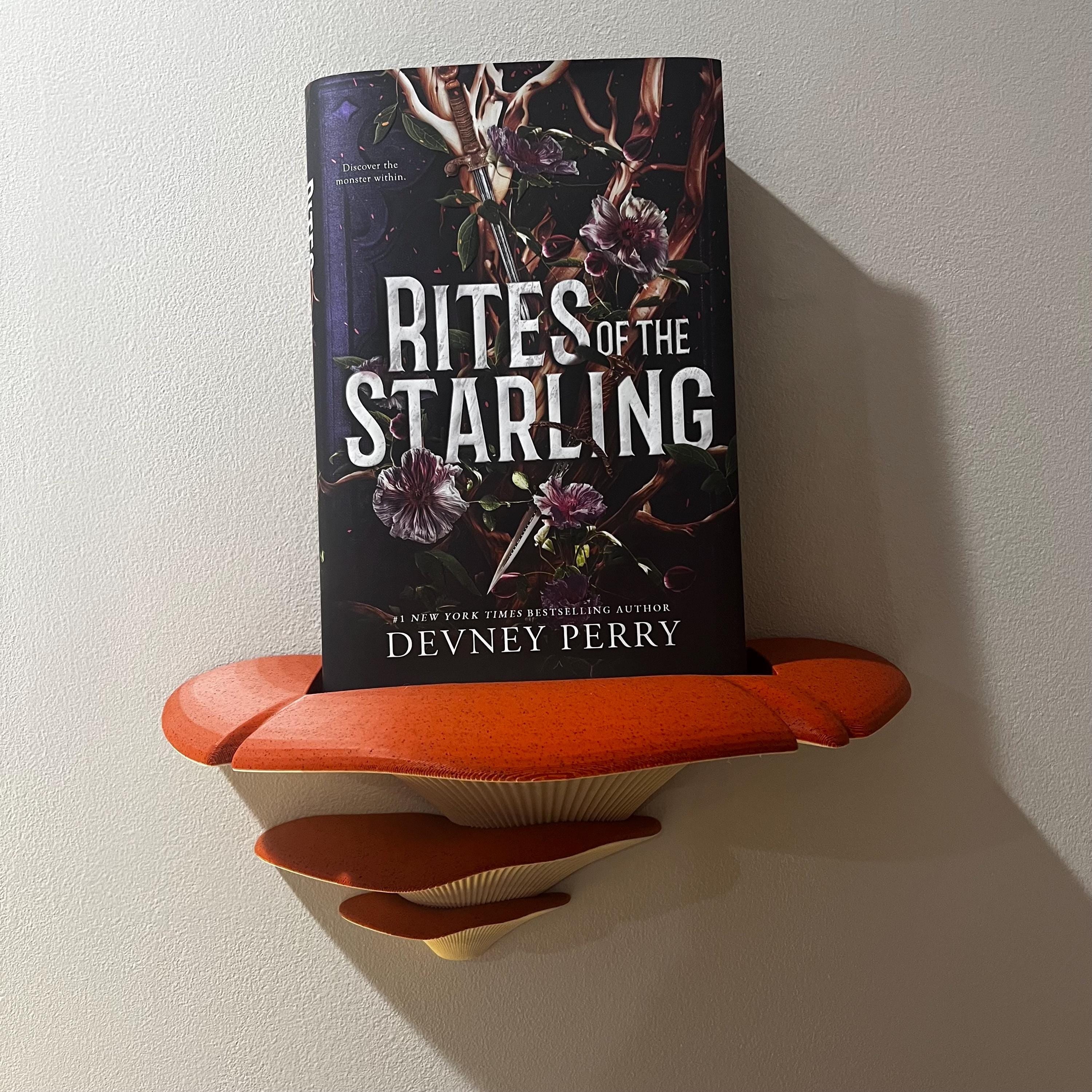 XXXL Mushroom Floating Shelf | You Choose Colors | Shelves for Fantasy Room Wall Decor and Storage / Organization __etsy:7989601698