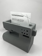 Vintage-Inspired Sewing Machine Business Card Holder – Unique Desk Organizer for Crafters __etsy:6626818074