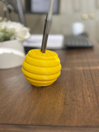Beehive Organizer | Multi-purpose Cute Hexagon Pen, Brush, Paint / Art Supplies Holder for Desk or Shelf | Custom Colors __etsy:6682007524