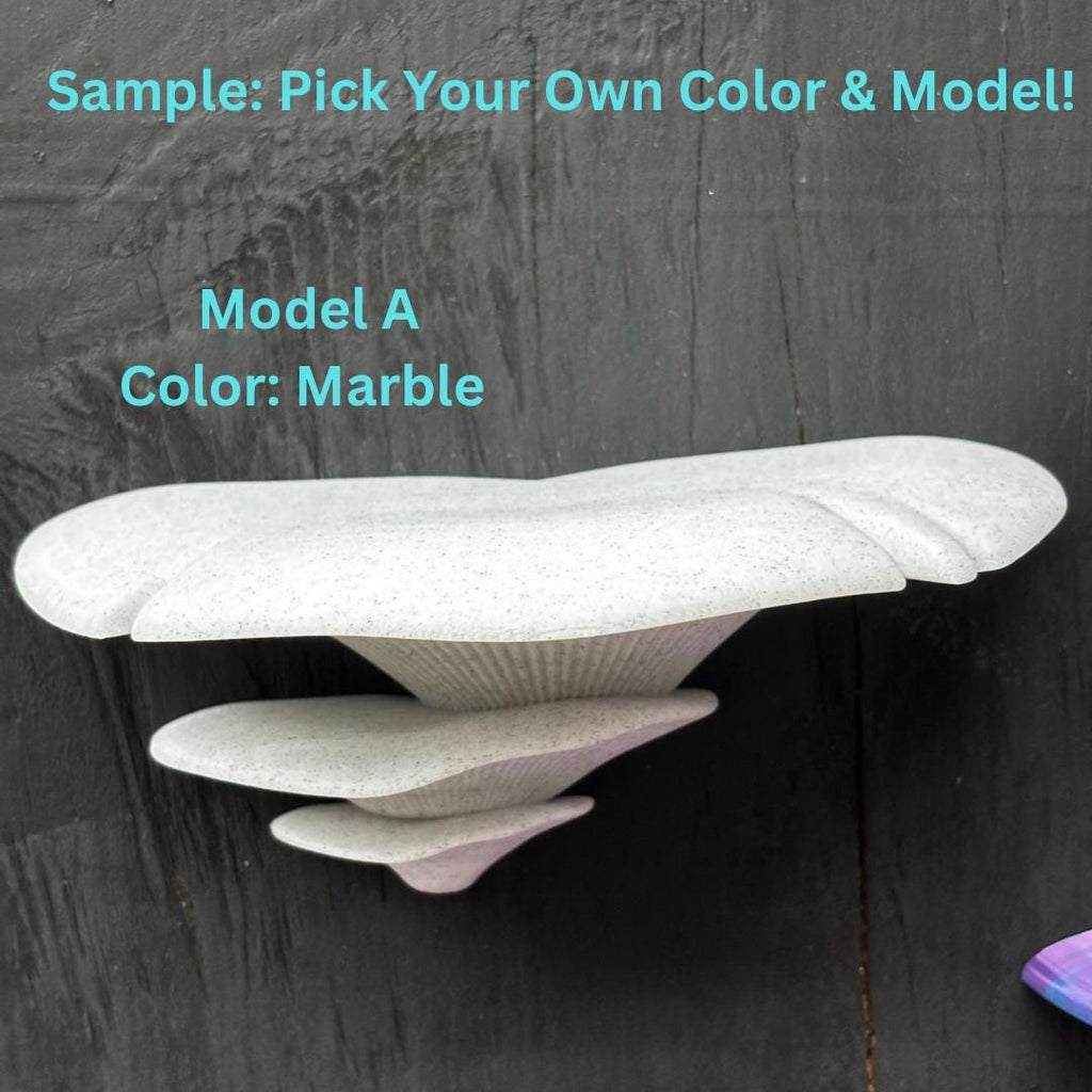 Whimsical Mushroom Floating Shelf | Shelves for Fantasy Room Wall Decor and Storage / Organization __etsy:6860343052