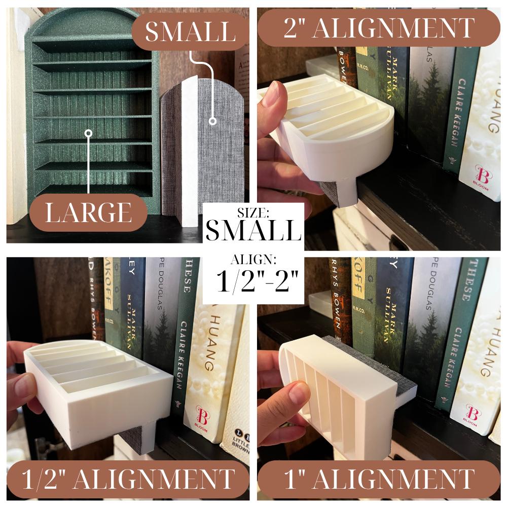 Bookshelf Bookends & Alignment Tool: Aligner and Pusher with Dust Remover, Customizable Colors, Book Swag, Library, Bookish Gift, Reading __etsy:6977551660