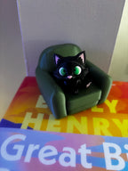 Custom 3D-Printed Cat Figurine with Articulating Legs: 3D-Printed Flexi Pet __etsy:7167876095