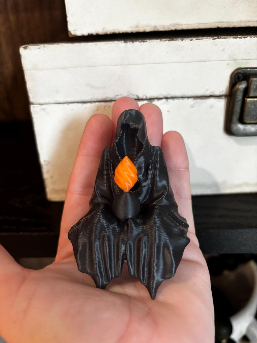 AMMO Pisspot Grim Reaper Figurine / Ghost / Death / Suriel: 3D Printed Bookshelf Decor, Bookish Gift __etsy:7178100273
