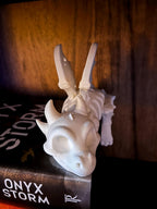 Skeleton Bookshelf Dragon: Limited Edition for Halloween, Fourth Wing Empyrean Series, Bookish Decor for Bookies, Booktok, Dead, Death __etsy:7287434215
