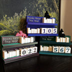 Large Books Read Counter 0-999: Bookworm Decor with Dice - Track Reading Progress with this Decorative Piece for Book Lovers __etsy:7306476920