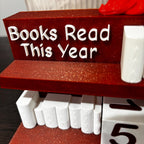 Large Books Read Counter 0-999: Bookworm Decor with Dice - Track Reading Progress with this Decorative Piece for Book Lovers __etsy:7320026823