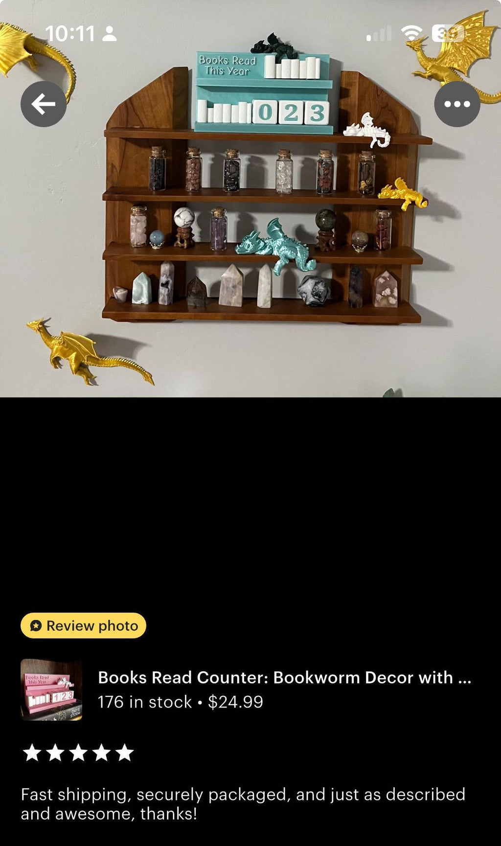 Large Books Read Counter 0-999: Bookworm Decor with Dice - Track Reading Progress with this Decorative Piece for Book Lovers __etsy:7342160788