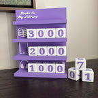 The Ultimate Library Tracker: Count Physical, E-reads, and Audiobooks - Bookworm Decor with Dice - Track your Progress, for Book Lovers __etsy:7688975338