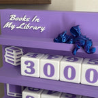 The Ultimate Library Tracker: Count Physical, E-reads, and Audiobooks - Bookworm Decor with Dice - Track your Progress, for Book Lovers __etsy:7688975350