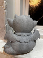 Cute Bartholomew Reading a Book, Stone Gargoyle, The Knight and the Moth __etsy:7721789517
