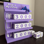 The Ultimate Library Tracker: Count Physical, E-reads, and Audiobooks - Bookworm Decor with Dice - Track your Progress, for Book Lovers __etsy:7736920201