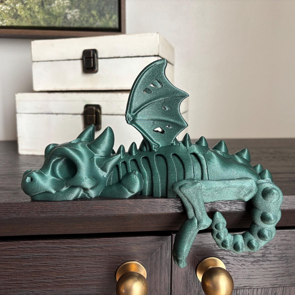 Skeleton Bookshelf Dragon: Limited Edition for Halloween, Fourth Wing Empyrean Series, Bookish Decor for Bookies, Booktok, Dead, Death __etsy:7826398062