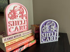 Book Decor Shelf Care Library Sign, Custom Bookshelf Sign for Book Nook, Bookish Decor, Book Lover Gift, Readers Gift __etsy:7831080040
