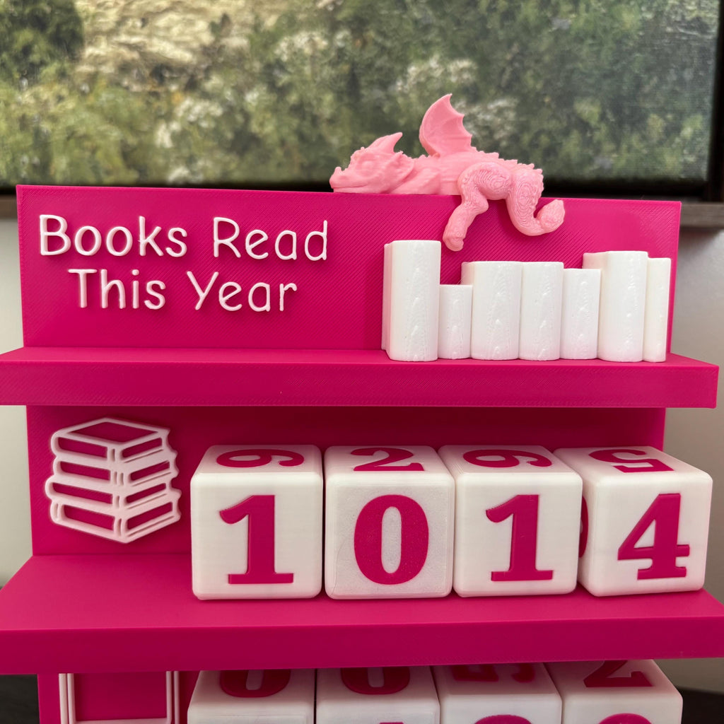The Ultimate Books Read Tracker: Count Physical, E-reads, and Audiobooks - Bookworm Decor with Dice - Track your Progress, for Book Lovers __etsy:7834022677