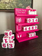 The Ultimate Books Read Tracker: Count Physical, E-reads, and Audiobooks - Bookworm Decor with Dice - Track your Progress, for Book Lovers __etsy:7834022679