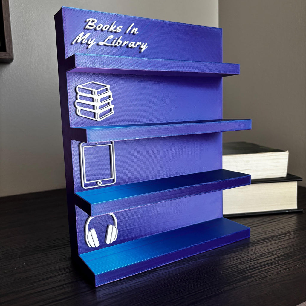 The Ultimate Library Tracker: Count Physical, E-reads, and Audiobooks - Bookworm Decor with Dice - Track your Progress, for Book Lovers __etsy:7905246074