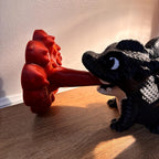 Fire Dragon Bookend: 3D Printed Fantasy Fourth Wing Empyrean Series Bookish Decor __etsy:7917364030