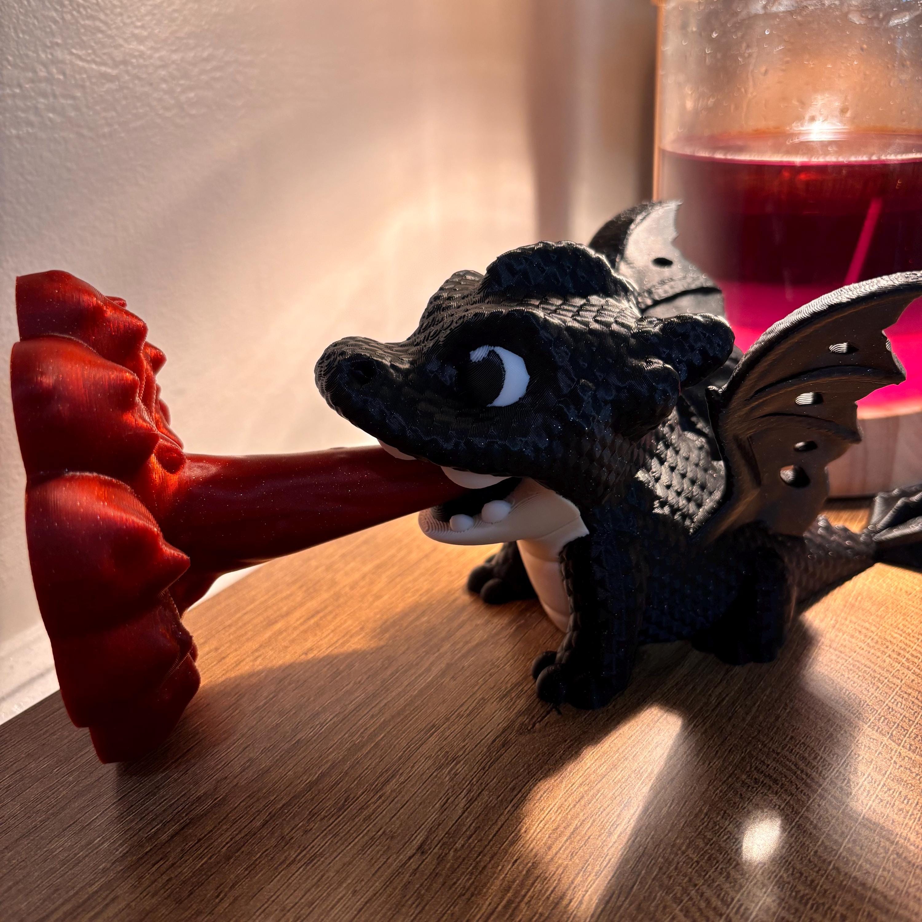 Fire Dragon Bookend: 3D Printed Fantasy Fourth Wing Empyrean Series Bookish Decor __etsy:7965314105