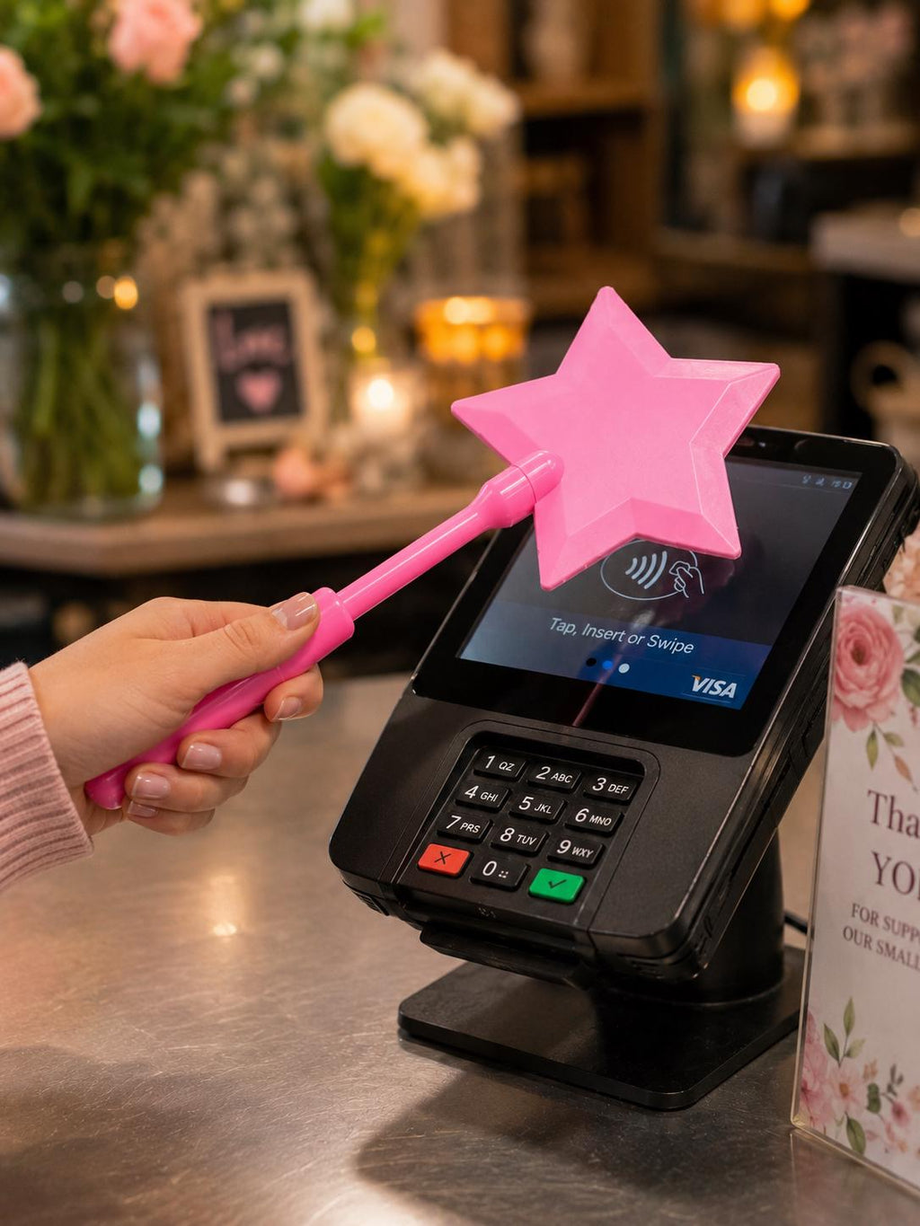 Tap-to-Pay Magic Wand | Credit & Debit Card Holder __etsy:8013635484