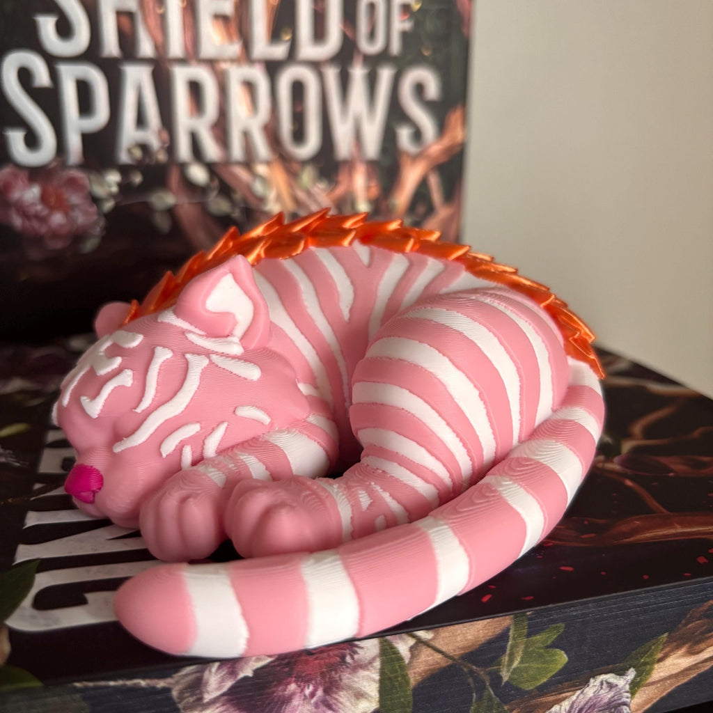 Baby Fantasy Tiger Figurine | Bookshelf Faze | Tarkin Cub | Shield of Sparrows | Rites of the Starling |  Devney Perry __etsy:8056258322