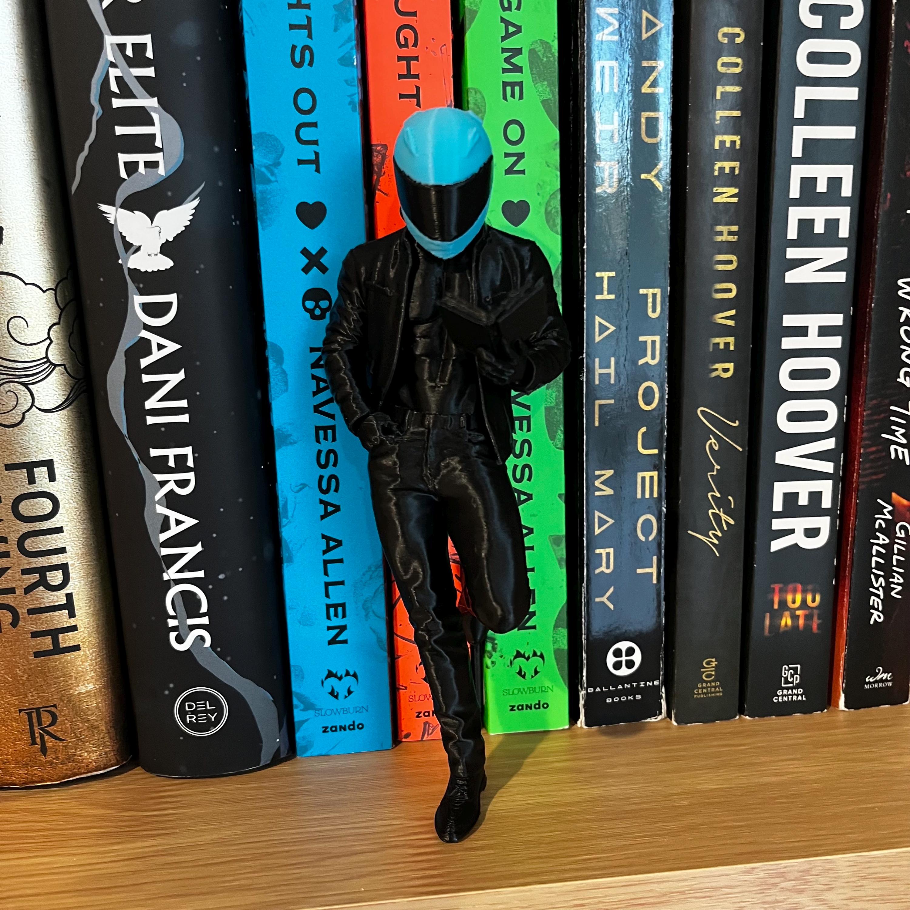 Reading Biker Hottie, Lights Out Bookshelf Decor, Into the Darkness Lover Gift, Game On Dark Romance Decoration, Smut Gifts, Caught Up __etsy:8128110317