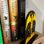 Custom Library Sign for Bookshelf, Dragon Flying From Book, Personalized Book Nook Decor, Fantasy Bookshelf Sign, Reading Nook