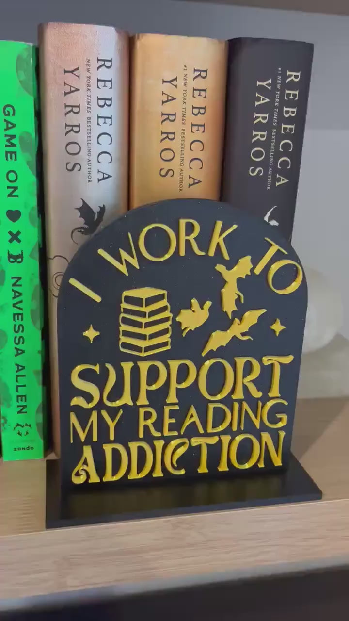 Work to Support My Reading Addiction, You Choose Colors!