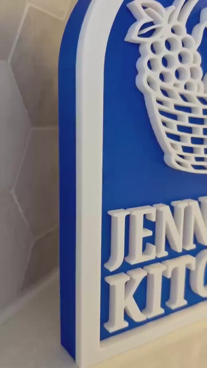 Personalized Kitchen Sign