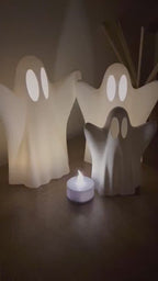 Tealight Ghost Family: Spooky Halloween Decor